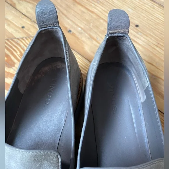 Vince The Warren Slip-on Platform Loafer Suede Size 8.5 - Picture 7 of 12